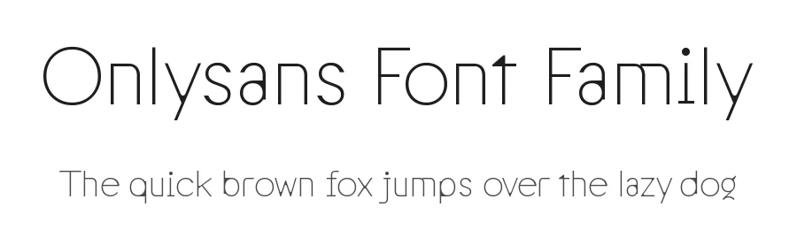 Onlysans Font Family by Contemporary Type — Sans Serif Font
