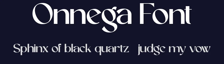 Onnega Font by Flawless And Co — Display Font — thumbnail 2