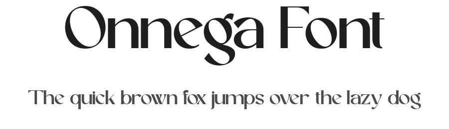 Onnega Font by Flawless And Co β Display Font