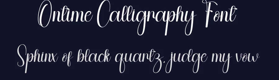 Ontime Calligraphy Font by andikastudio — Script Handwritten Font — thumbnail 2