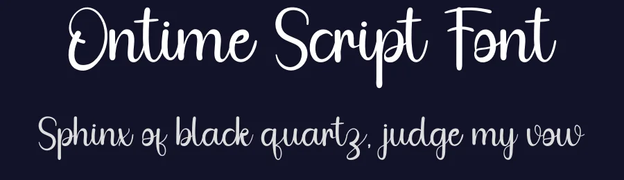 Ontime Script Font by inermediaSTUDIO — Script Handwritten Font — thumbnail 2