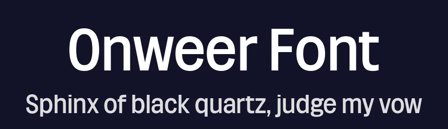 Onweer Font by CSTM Fonts — Sans Serif Font — thumbnail 2