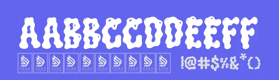 Ooze Gloom Font by Denustudios — Display Font — thumbnail 3