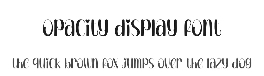 Opacity Display Font by andikastudio — Script Handwritten Font