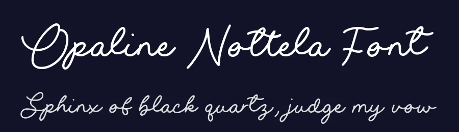 Opaline Nottela Font by Timur type — Script Handwritten Font — thumbnail 2