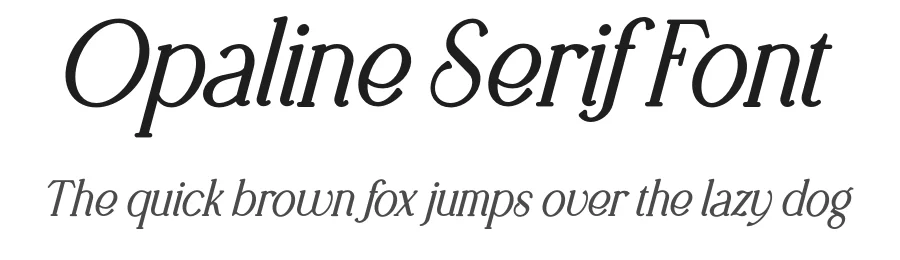 Opaline Serif Font by vpcreativeshop — Serif Font