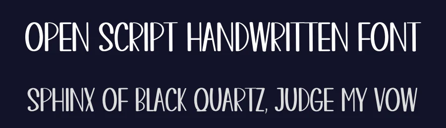 Open Script Handwritten Font by inermediaSTUDIO — Display Font — thumbnail 2