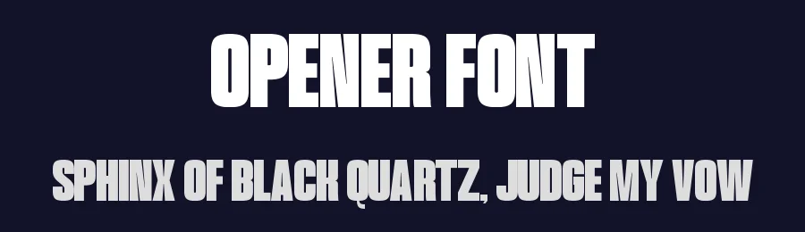 Opener Font by Funtype — Decorative Font — thumbnail 2