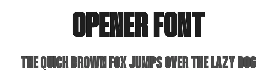 Opener Font by Funtype — Decorative Font