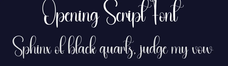 Opening Script Font by andikastudio — Script Handwritten Font — thumbnail 2