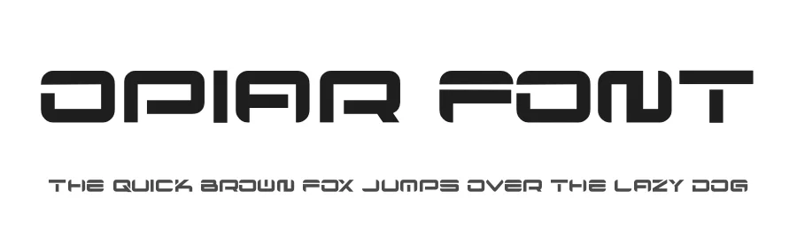 Opiar Font by hayoyuka8 — Display Font