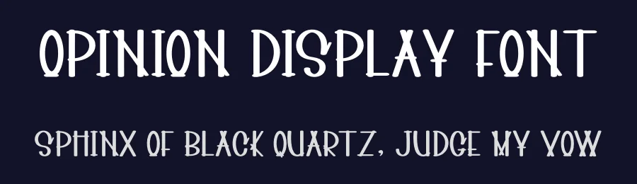 Opinion Display Font by inermediaSTUDIO — Display Font — thumbnail 2