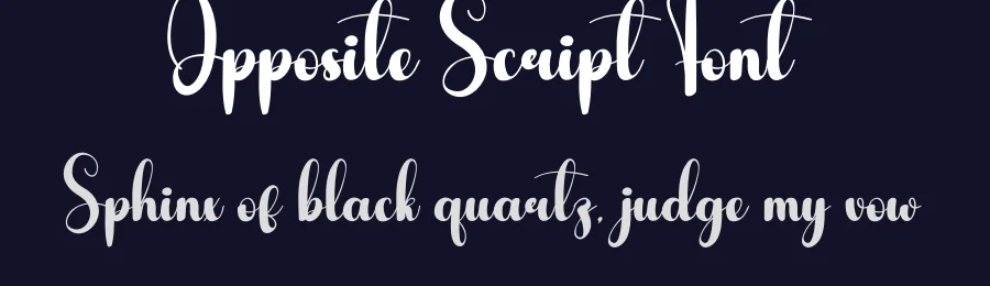 Opposite Script Font by andikastudio — Script Handwritten Font — thumbnail 2