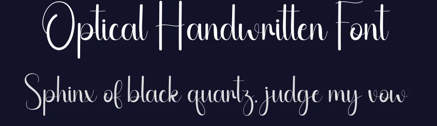 Optical Handwritten Font by andikastudio — Script Handwritten Font — thumbnail 2