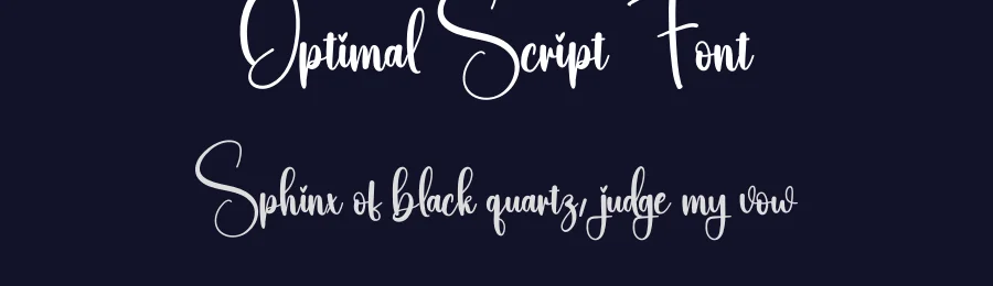 Optimal Script Font by creativeletter — Script Handwritten Font — thumbnail 2