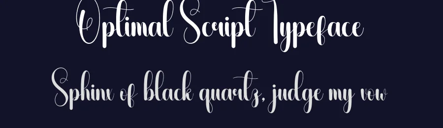 Optimal Script Typeface by andikastudio — Script Handwritten Font — thumbnail 2