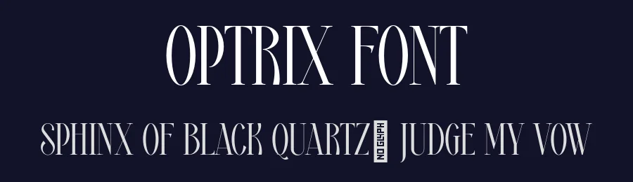 Optrix Font by vpcreativeshop — Serif Font — thumbnail 2