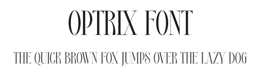 Optrix Font by vpcreativeshop — Serif Font