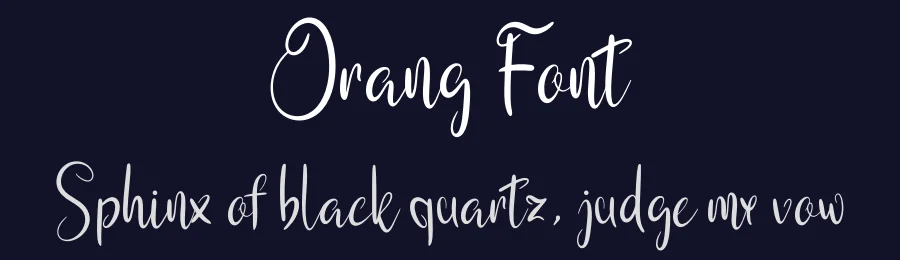Orang Font by khalwastudio — Script Handwritten Font — thumbnail 2