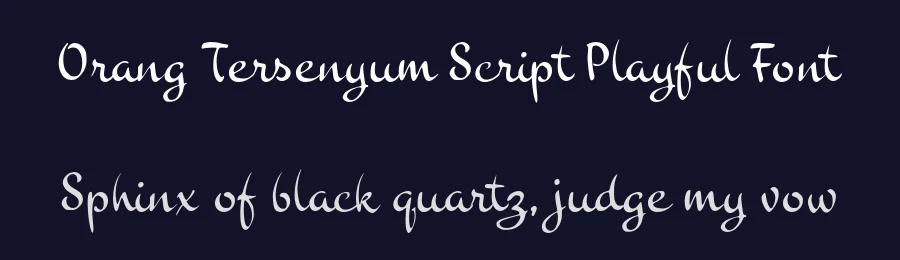 Orang Tersenyum Script Playful Font by Mei Suseno — Decorative Font — thumbnail 2