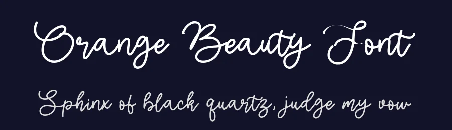 Orange Beauty Font by balpirick — Script Handwritten Font — thumbnail 2