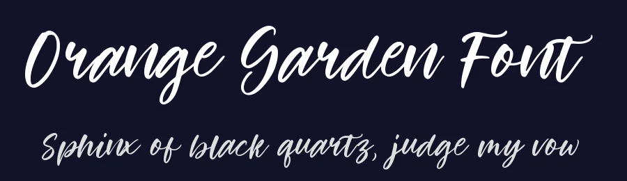 Orange Garden Font by balpirick — Script Handwritten Font — thumbnail 2