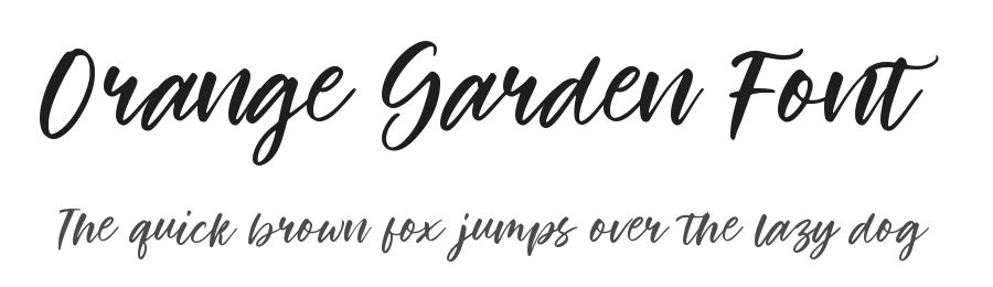 Orange Garden Font by balpirick — Script Handwritten Font
