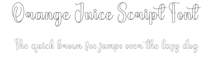 Orange Juice Script Font by andikastudio — Script Handwritten Font