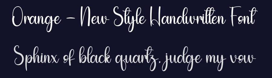 Orange – New Style Handwritten Font by andikastudio — Script Handwritten Font — thumbnail 2