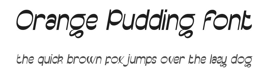 Orange Pudding Font by nihstudio — Display Font
