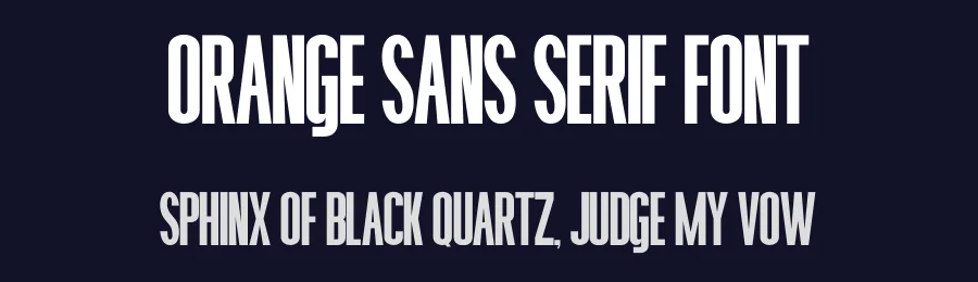 Orange Sans Serif Font by Funtype — Decorative Font — thumbnail 2