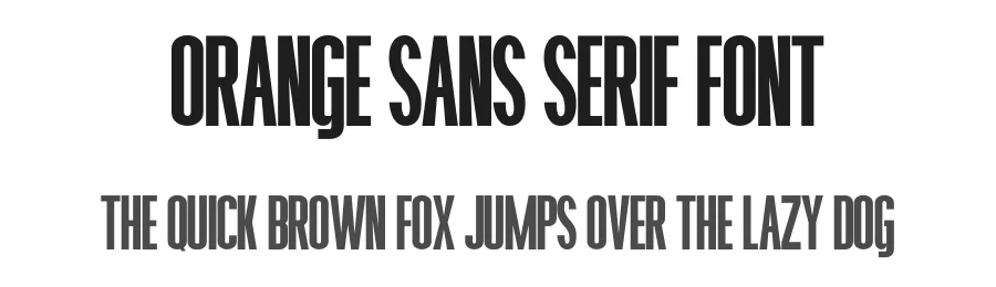 Orange Sans Serif Font by Funtype — Decorative Font