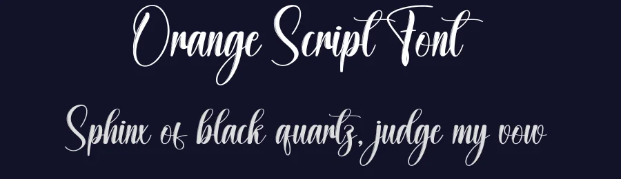 Orange Script Font by creativeletter — Script Handwritten Font — thumbnail 2