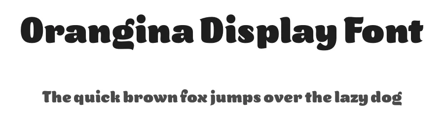 Orangina Display Font by Anita Jürgeleit — Display Font