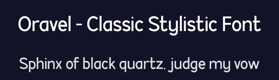 Oravel – Classic Stylistic Font by Casloop Studio — Decorative Font — thumbnail 2