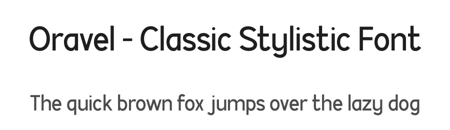 Oravel – Classic Stylistic Font by Casloop Studio — Decorative Font