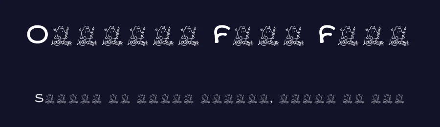Orbitly Free Font by Letterlays — Decorative Font — thumbnail 2