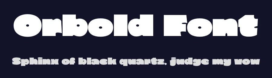 Orbold Font by limitype — Display Font — thumbnail 2