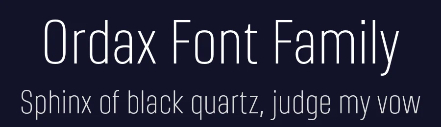 Ordax Font Family by The Northern Block — Sans Serif Font — thumbnail 2