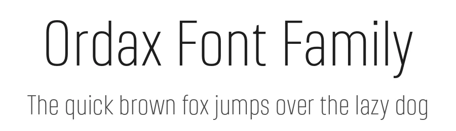 Ordax Font Family by The Northern Block — Sans Serif Font