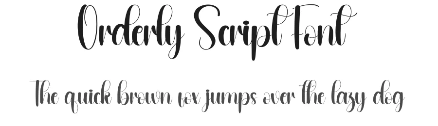 Orderly Script Font by andikastudio — Script Handwritten Font