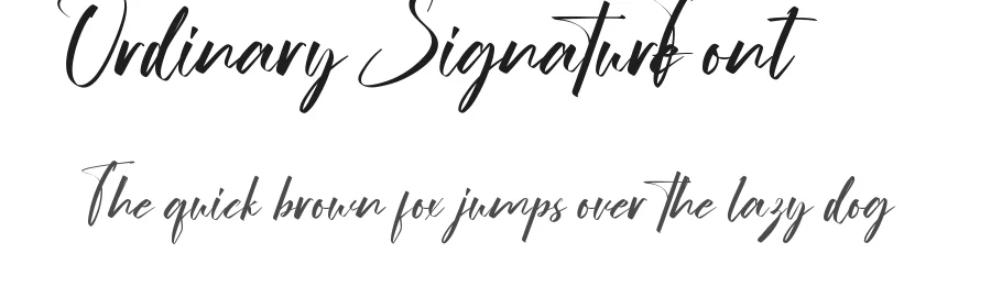 Ordinary Signature Font by edricstudio — Script Handwritten Font