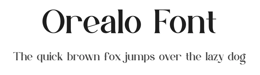 Orealo Font by ErmediaStudio — Serif Font