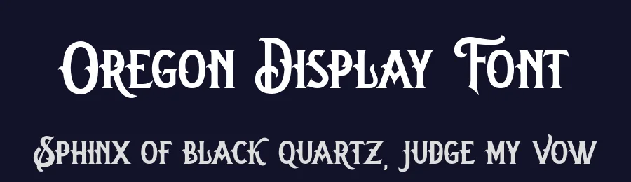 Oregon Display Font by typotopia — Display Font — thumbnail 2