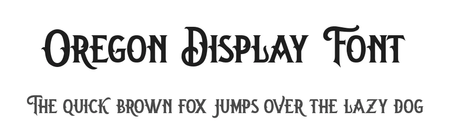 Oregon Display Font by typotopia — Display Font