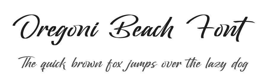 Oregoni Beach Font by stylishtype.co — Script Handwritten Font