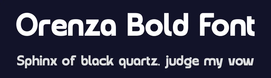 Orenza Bold Font by Nirmana Visual — Sans Serif Font — thumbnail 2