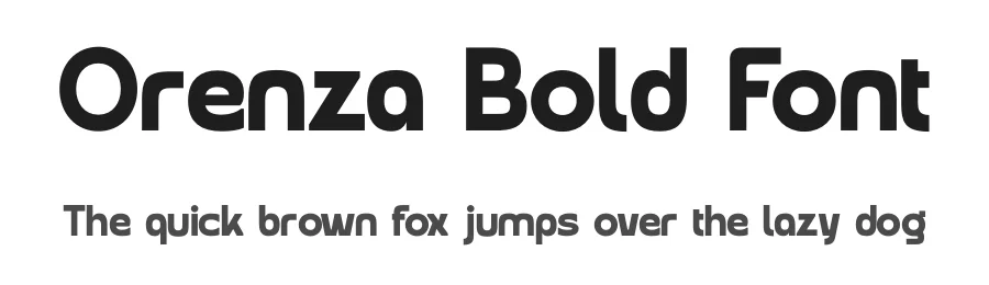 Orenza Bold Font by Nirmana Visual — Sans Serif Font