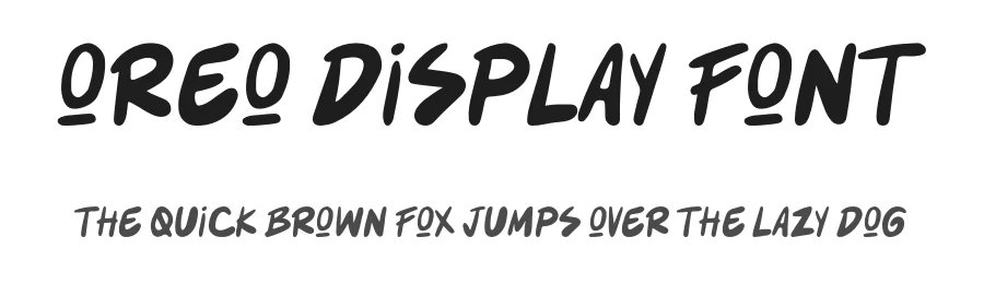 Oreo Display Font by fajarrusalem — Decorative Font