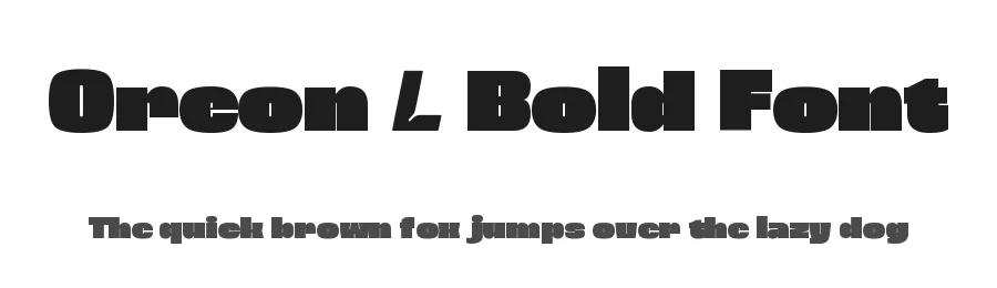 Oreon – Bold Font by limitype — Decorative Font